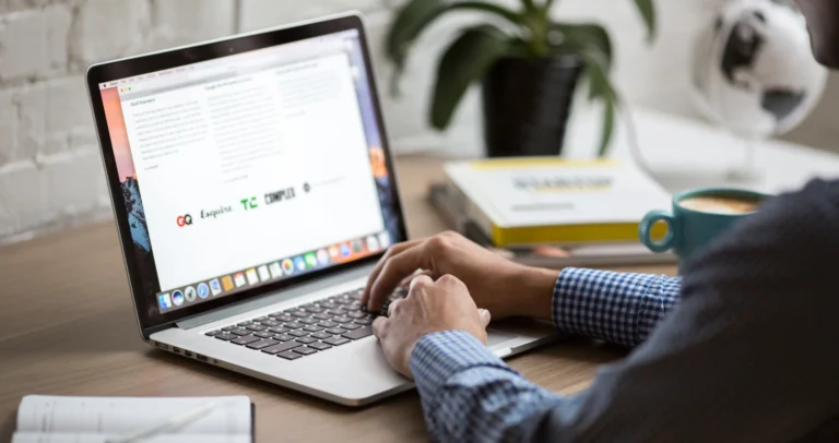 Person Using Macbook Pro